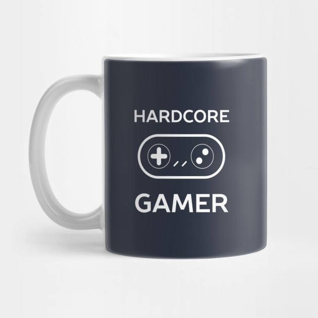 Hardcore Gamer T-Shirt by happinessinatee